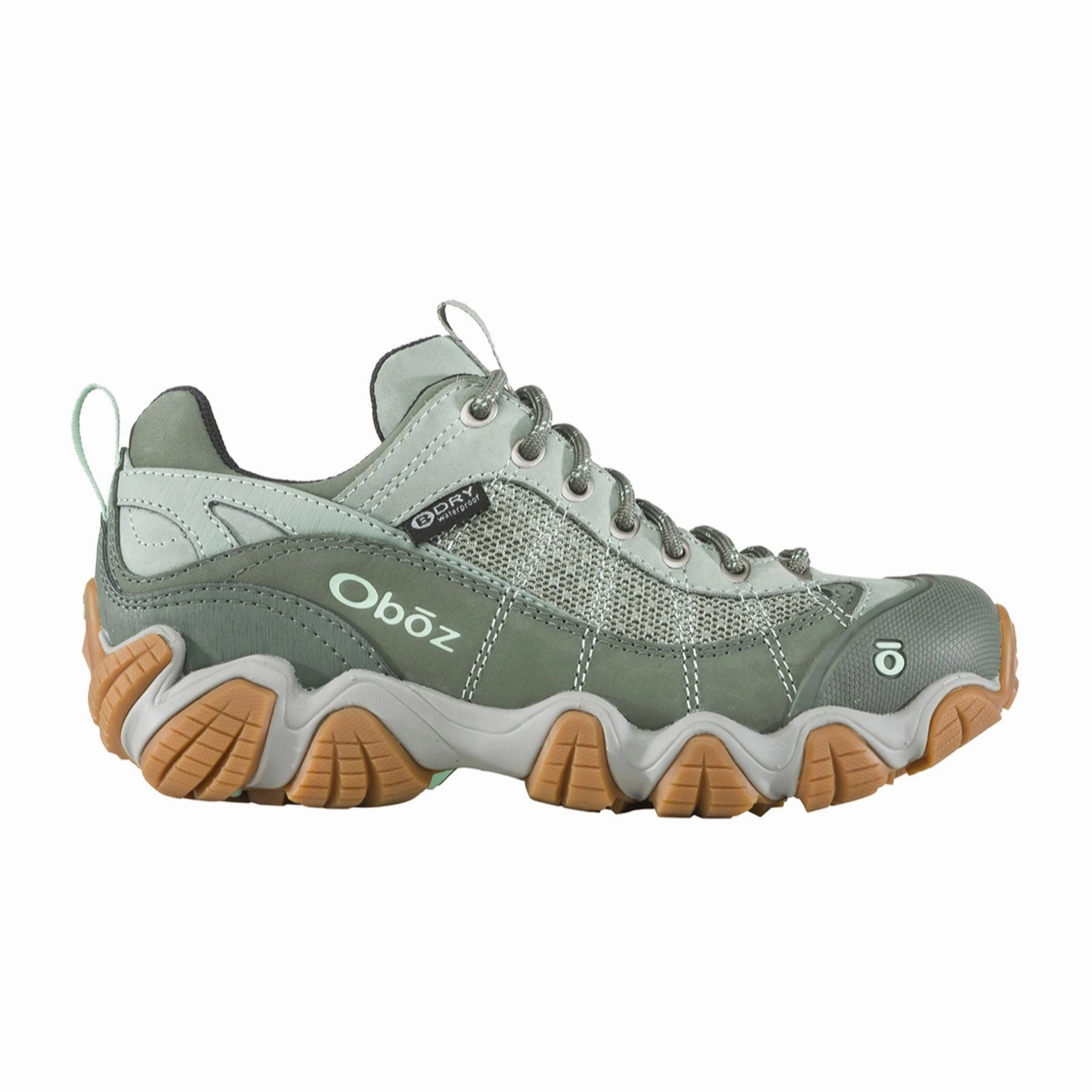 Oboz Firebrand II Low B-DRY Hiking Shoe (Women) - Pale Moss Lace Up Style Reliable Protection