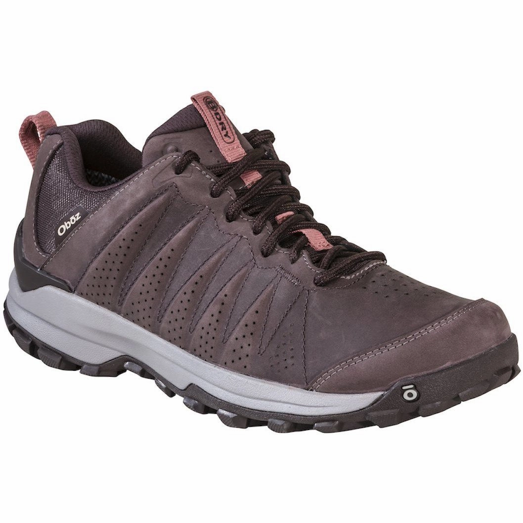 OBOZ SYPES LOW LEATHER WATERPROOF WOMEN'S MEDIUM AND WIDE - FINAL SALE! Ergonomic Contour Shape