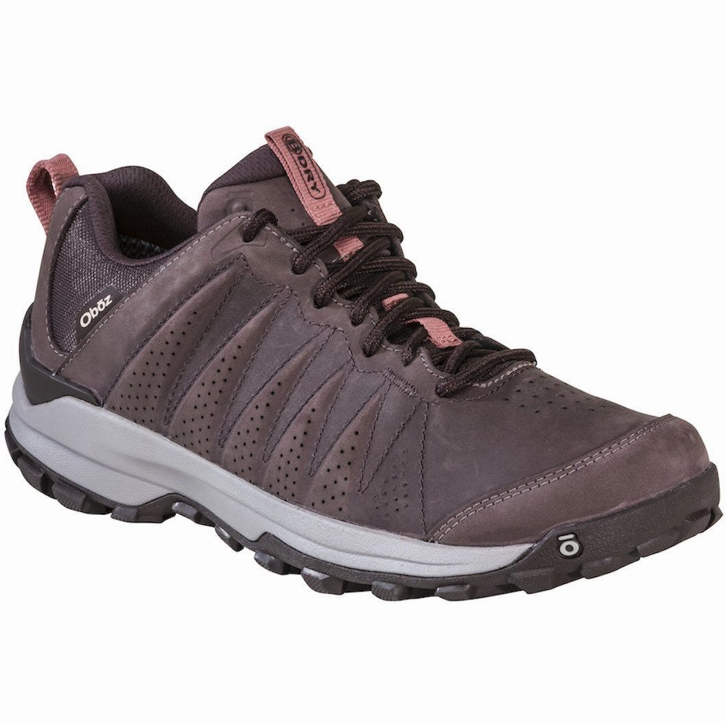 OBOZ SYPES LOW LEATHER WATERPROOF WOMEN'S MEDIUM AND WIDE - FINAL SALE! decorative - strap bodybuilders - specific functions