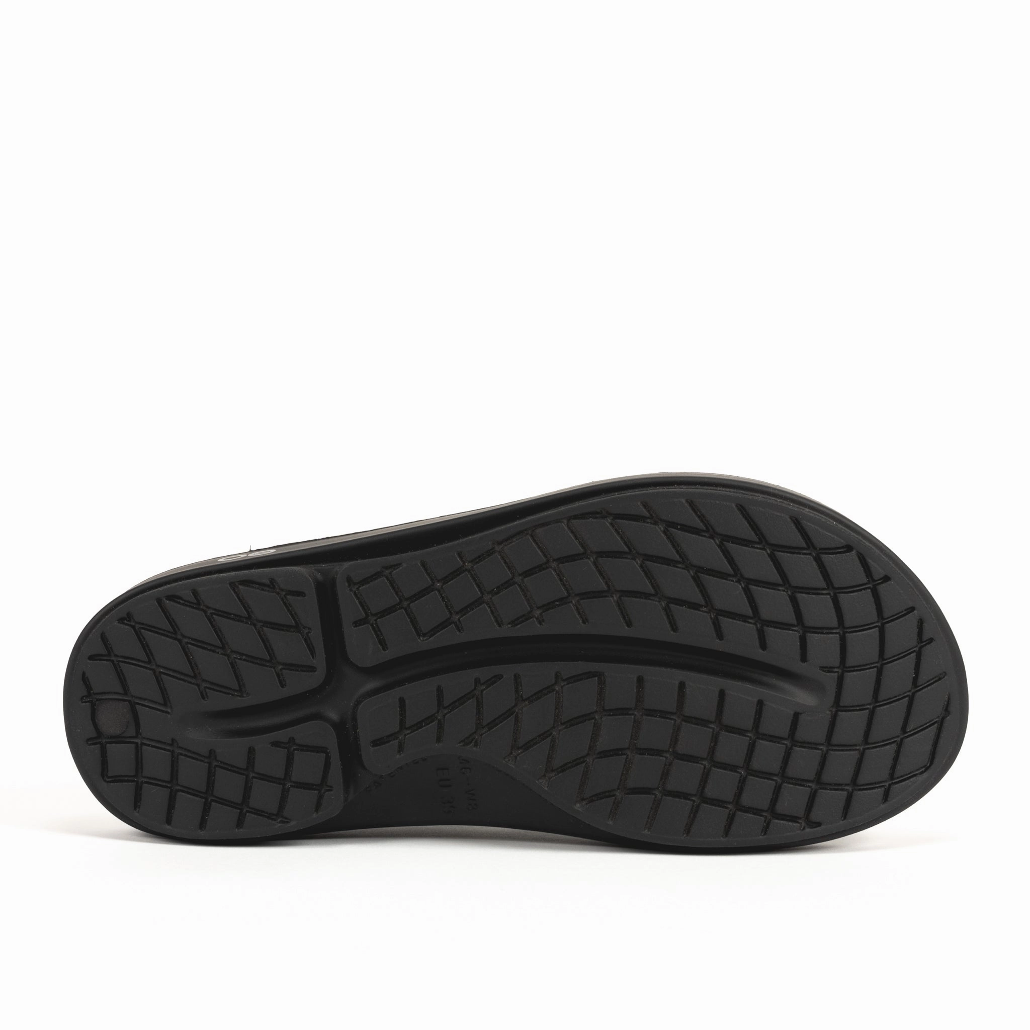 Elevated durability most slip-resistant OORIGINAL THONG - BLACK - FOAM