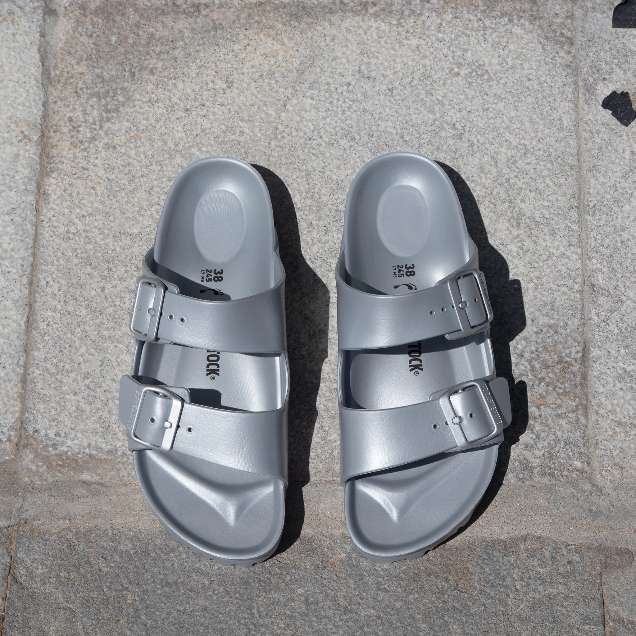 least spring Sandals EVA ARIZONA - SILVER - EVA