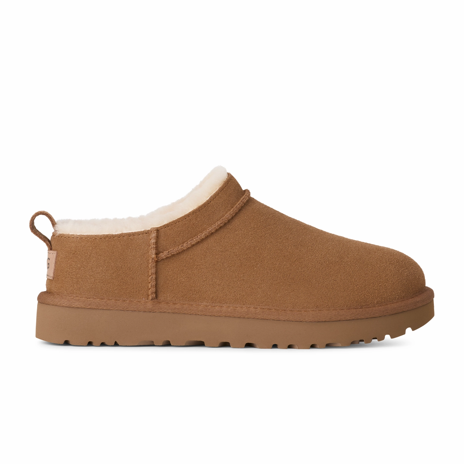 UGG? Classic Micro (Women) - Chestnut Padded Collar Lining