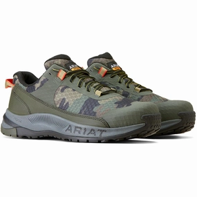 Hyper Elastic Base Odor Resistant Materials Outpace Shift Composite-Toe Work Shoe Camo