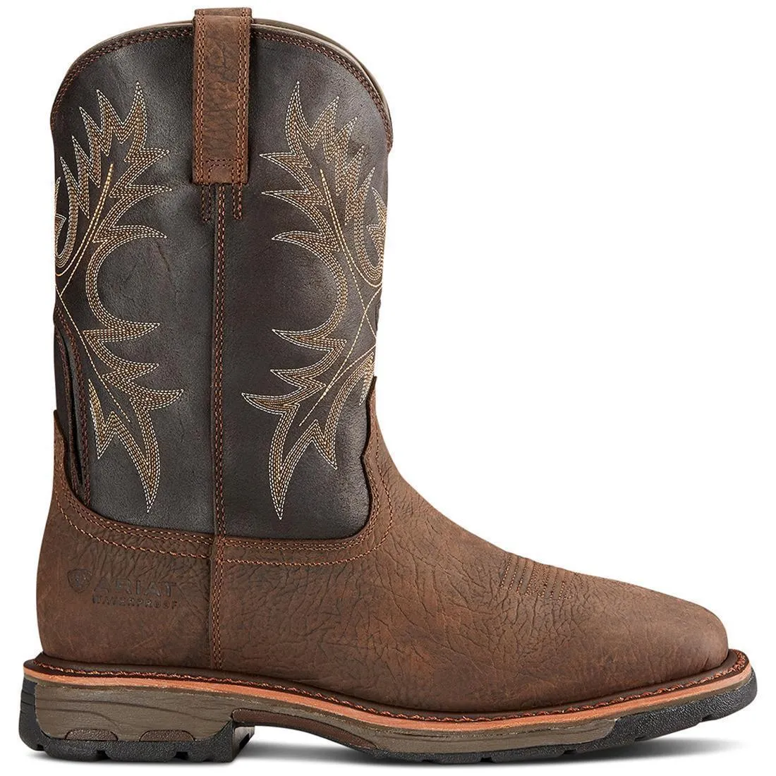 WorkHog Soft-Toe Waterproof Boot Bruin Brown Slim Style suitable for travel purposes