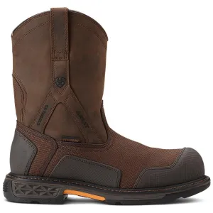 OverDrive XTR Composite-Toe Waterproof Work Boot Brown Cordura Narrow Fit