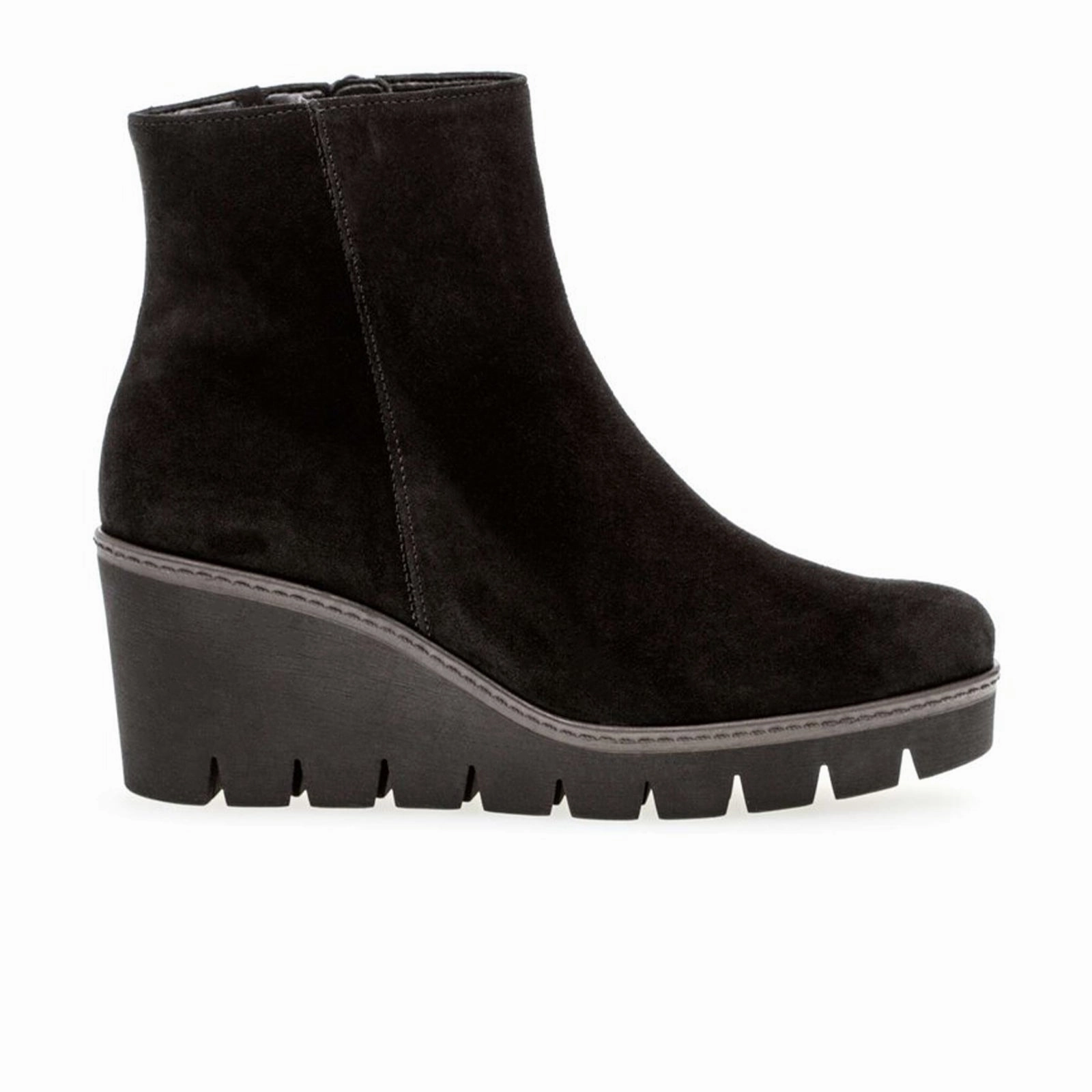 Seamless Comfort Backcountry Camper Gabor 780 Wedge Boot (Women) - Schwarz Dreamvelour