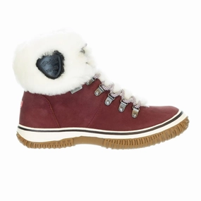 Pajar Galat Ankle Boot Women) - Wine Minimal Profile
