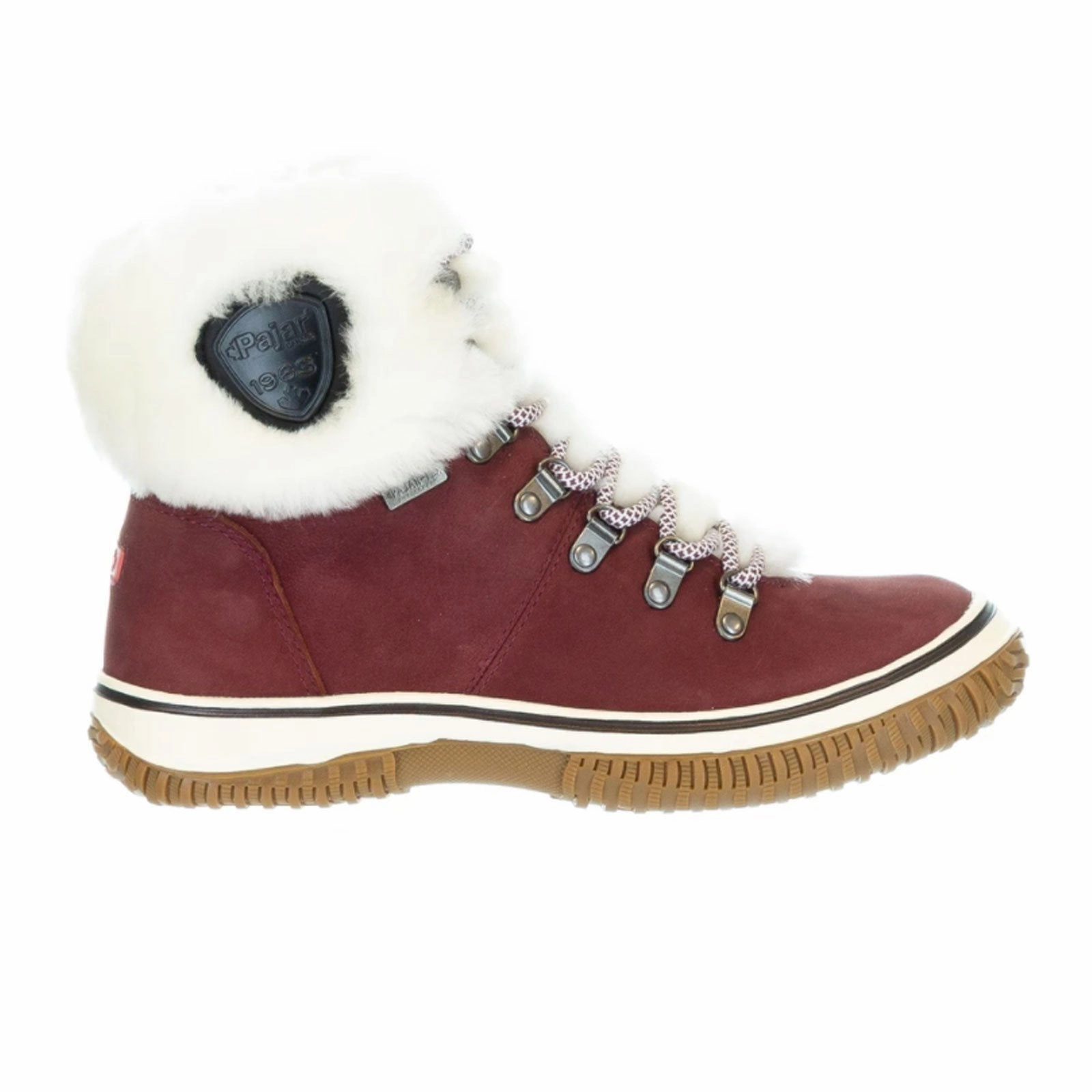 Pajar Galat Ankle Boot Women) - Wine Minimal Profile
