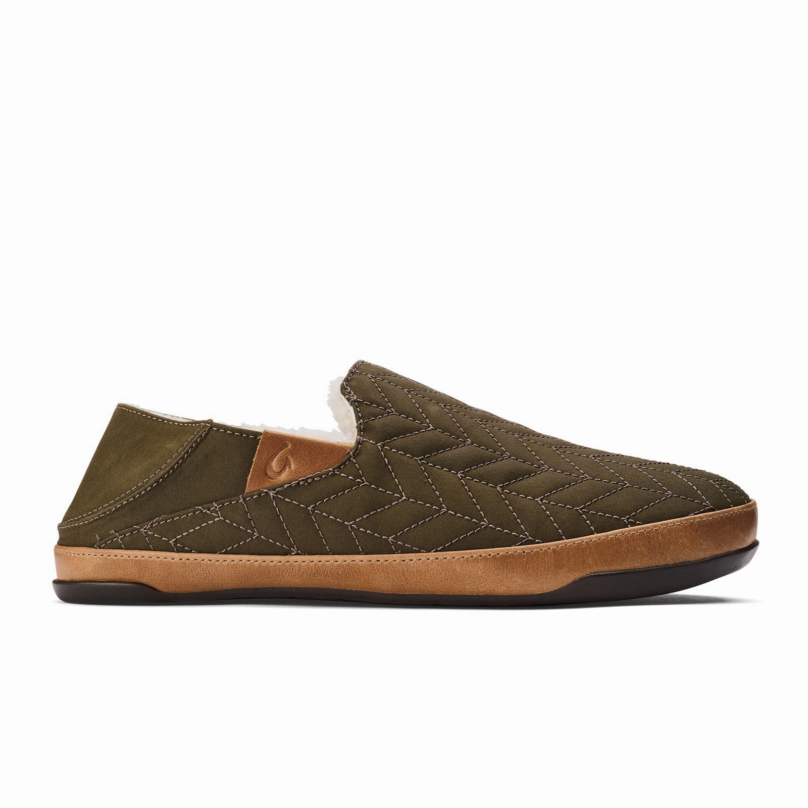 Sandal Straps Elastic Straps OluKai HanoHano Waxed Canvas Slipper (Men) - Husk/Husk