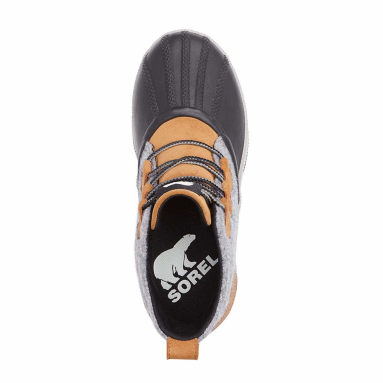 Hyperlock Heel Support Shank Sorel Out 'N About III Classic Waterproof Ankle Boot (Women) - Camel Brown Suede/Black