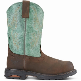 weekend adventurers' boots Thermoregulating Lining Tracey Women's Waterproof Composite Toe Work Boot - Brown