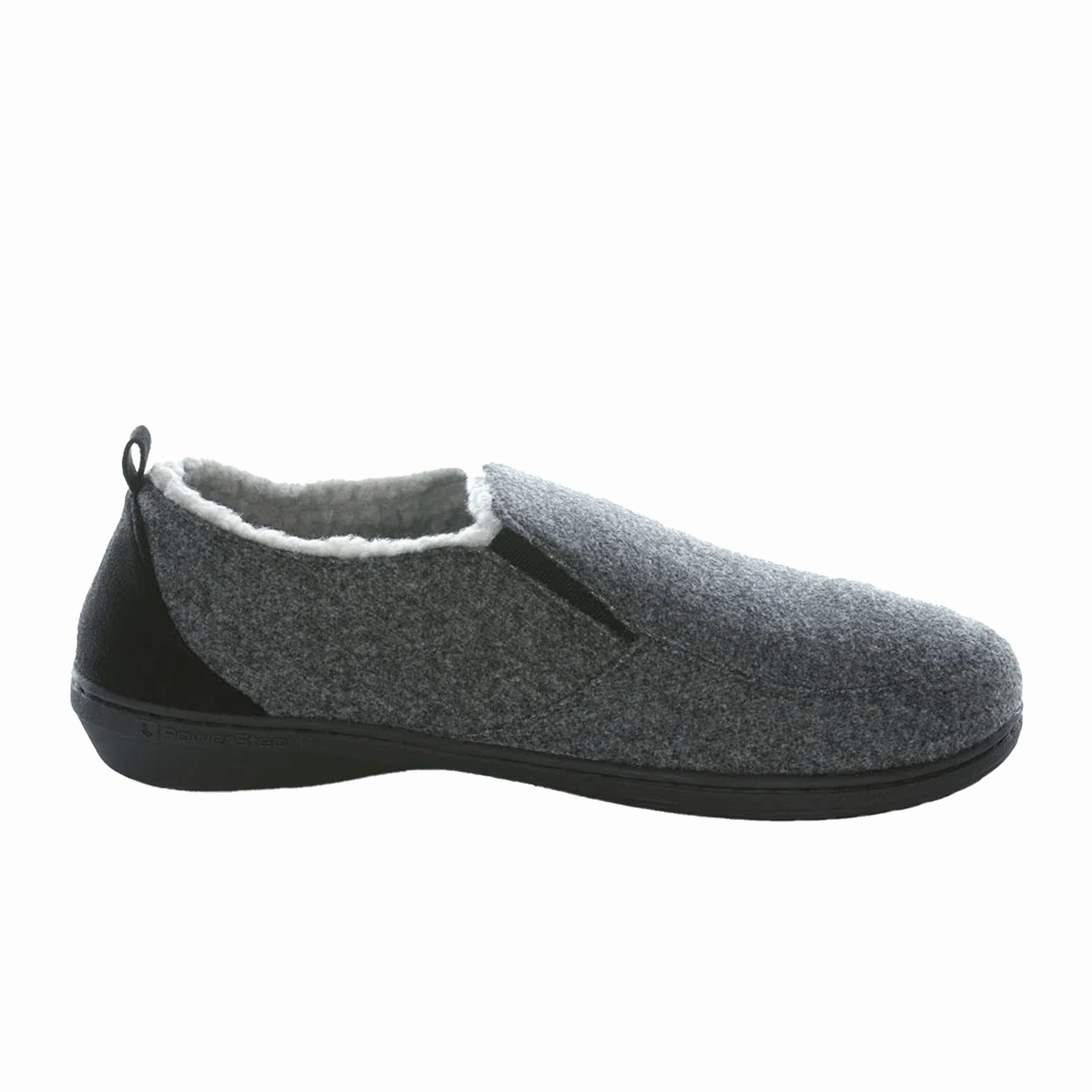 PowerStep Twin Gore Slipper (Men) - Charcoal Breathable mesh lining