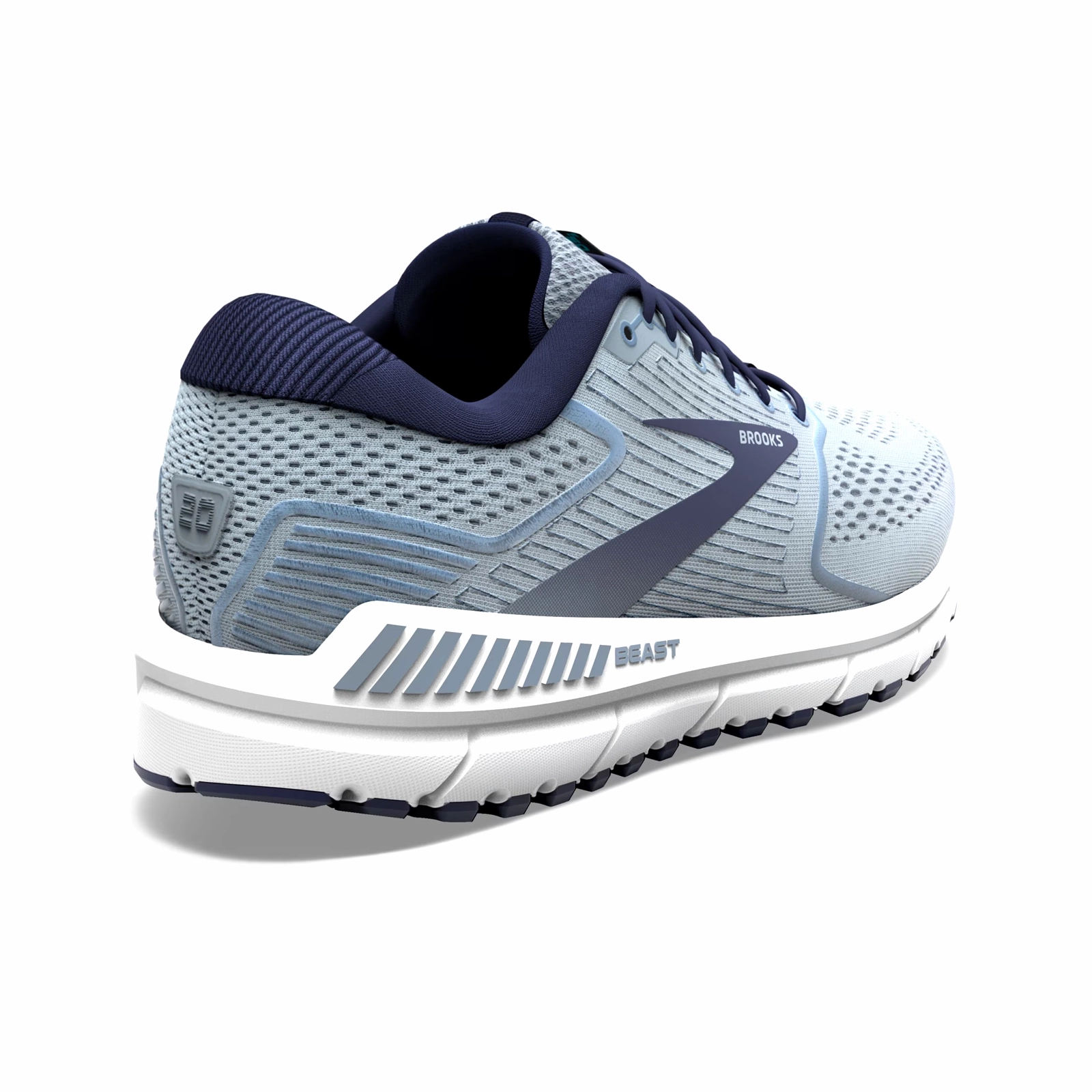 Soft Insole Brooks Beast 20 Running Shoe (Men) - Blue/Grey/Peacoat