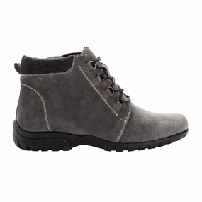 Propet Delaney Ankle Boot (Women) - Grey Comfort Lining Hiking Trails Pastel Glow