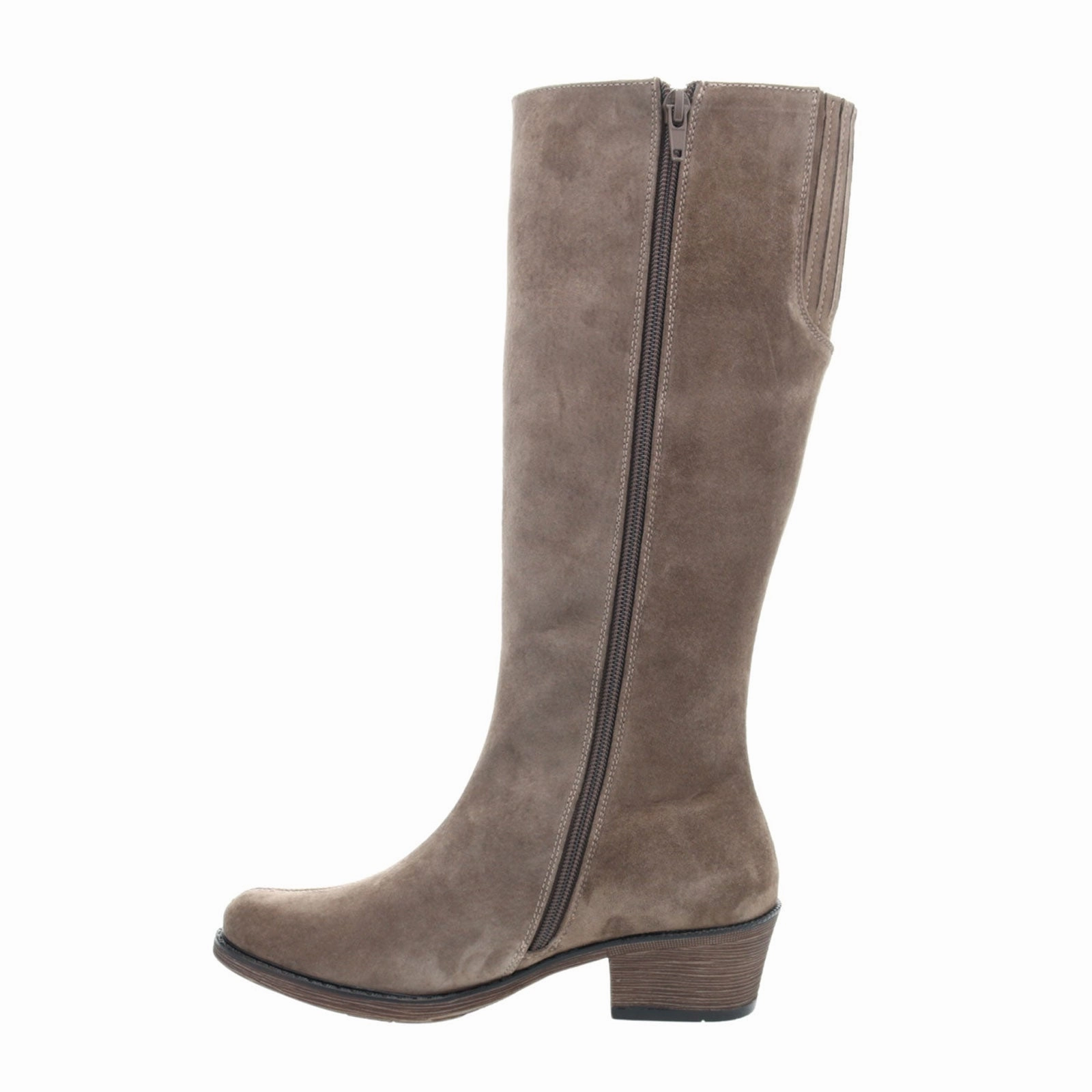 Propet Rider Tall Boot (Women) - Smoked Taupe Comfortable Walk