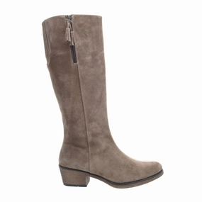Propet Rider Tall Boot (Women) - Smoked Taupe Non Marking Outsole