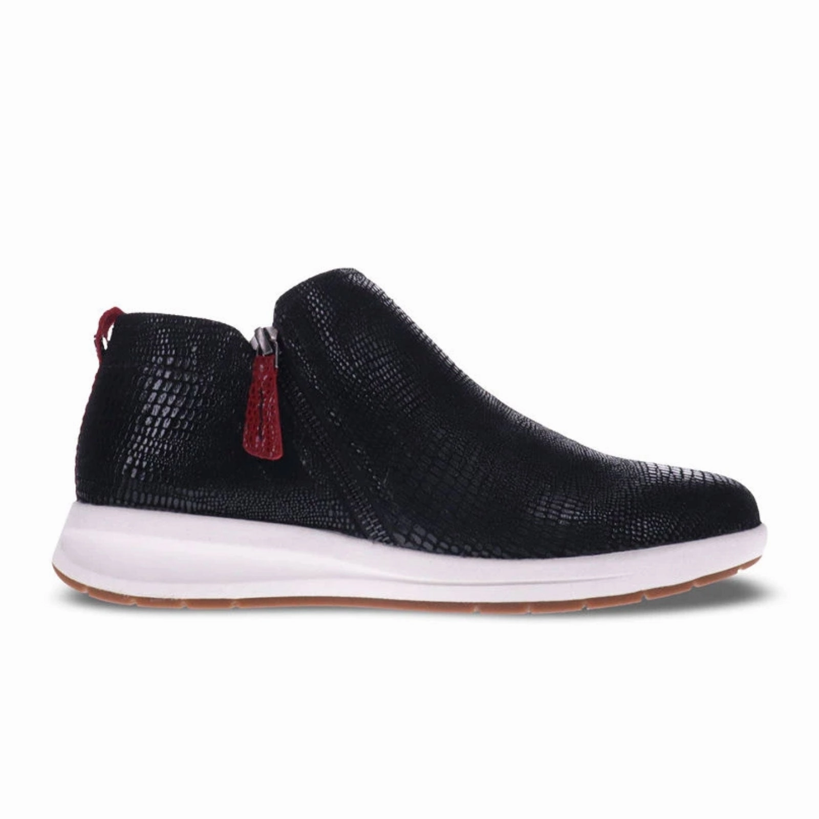 Revere Dublin Ankle Boot (Women) - Black Lizard Cold Weather