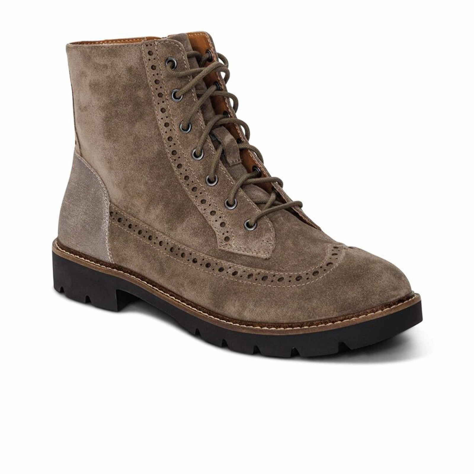 Compression Molding Aetrex Margot Ankle Boot (Women) - Taupe