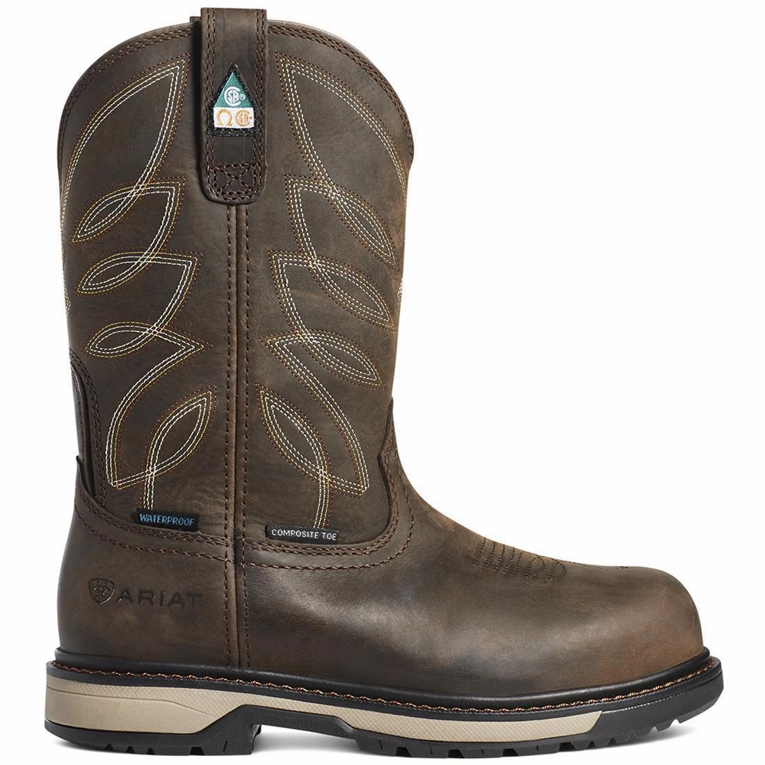 infants' Riveter Women's CSA Waterproof Composite Toe Work Boot - Brown