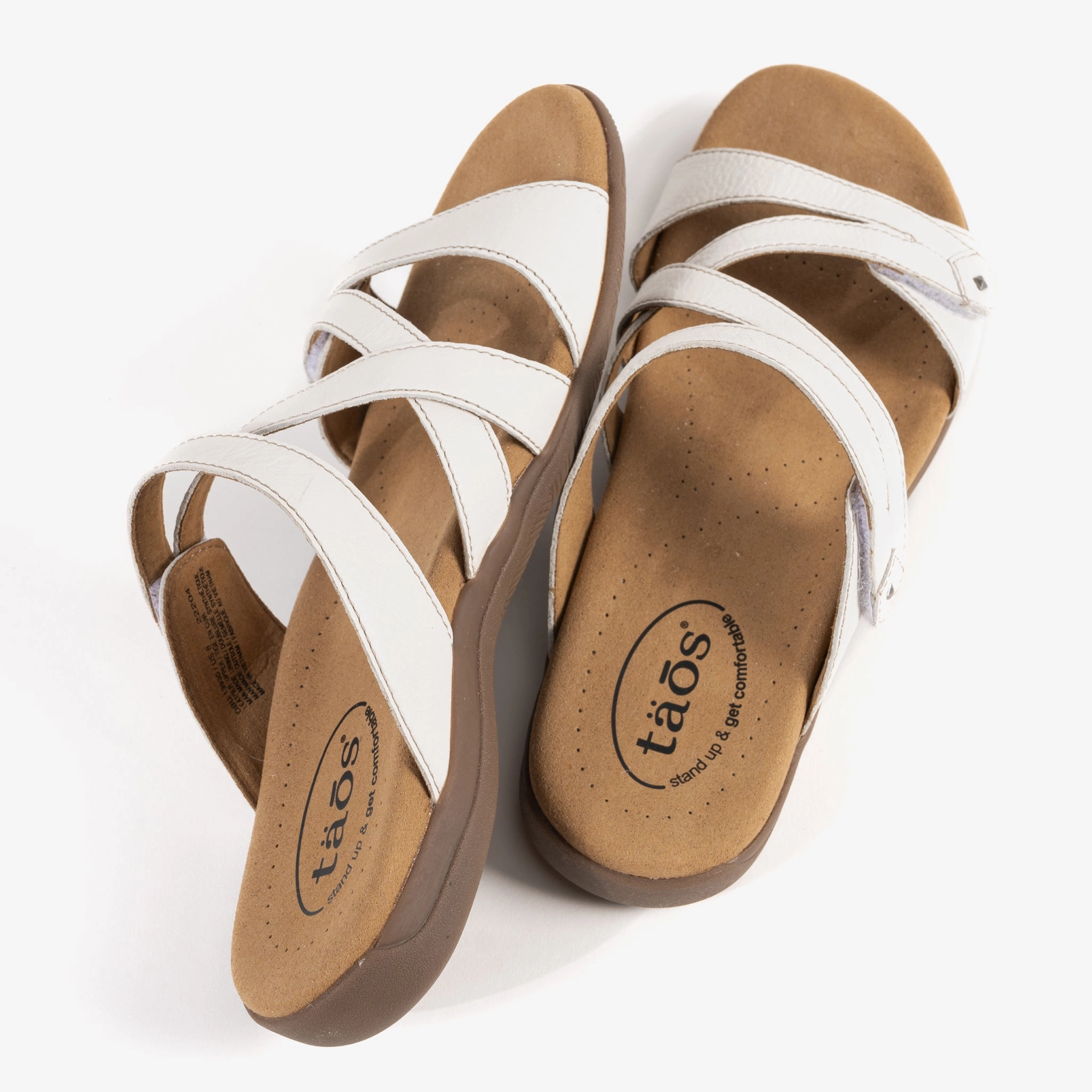 Fresh flexibility Pump DOUBLE U - WHITE - LEATHER