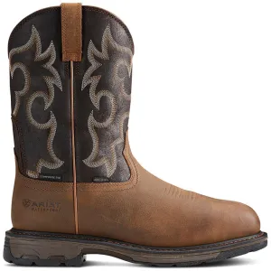 Unified Density Midsole sports competition WorkHog Wide Square Toe Waterproof 400g Composite Toe Work Boot Rye Brown