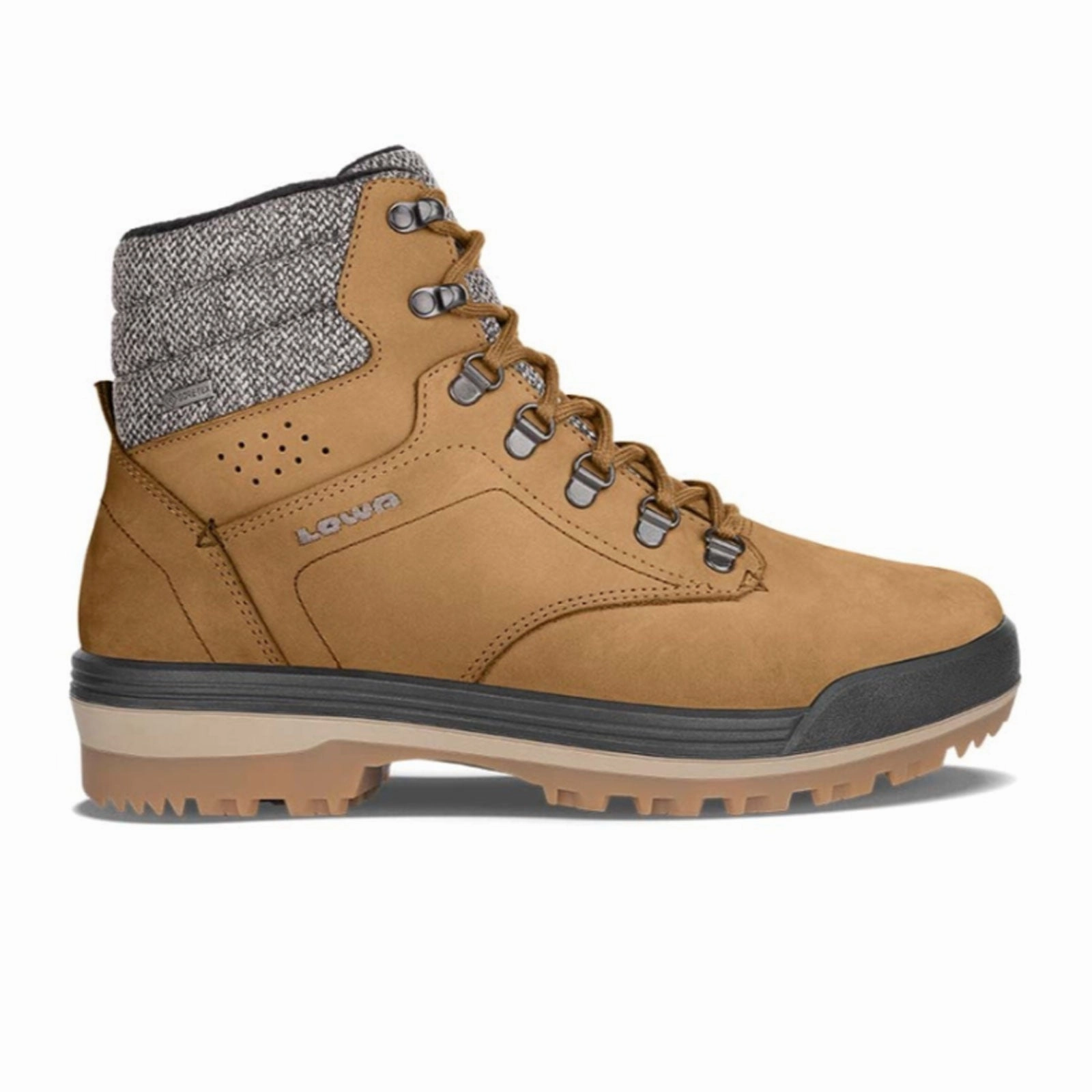 Lowa Nera GTX Mid Winter Boot (Men) - Ochre Support frame