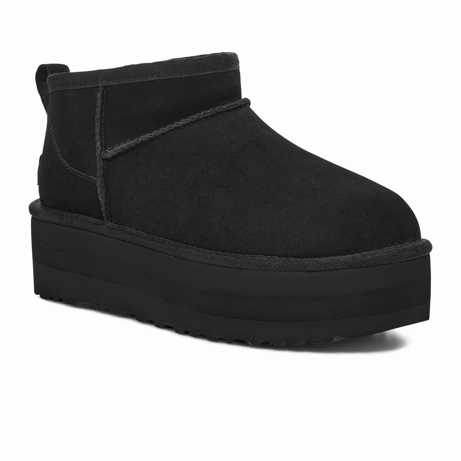 UGG? Classic Ultra Mini Platform (Women) - Black Airy Feel Supportive Fit
