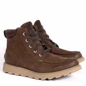 MADSON II MOC TOE WP - TOBACCO - LEATHER Air Channel System Traction pods