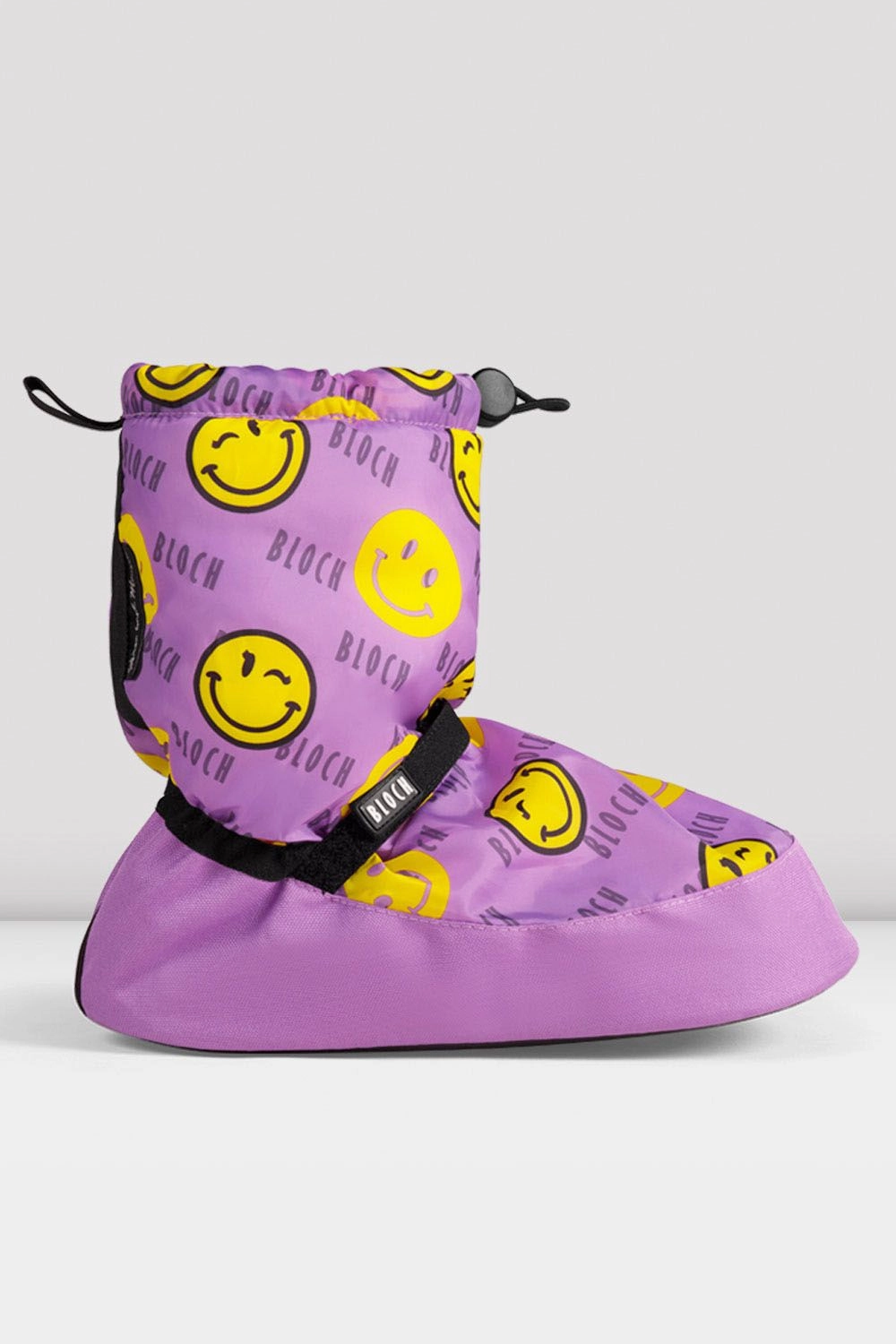 Quick Dry Upper Childrens Smiley Print Warm Up Booties style - focused