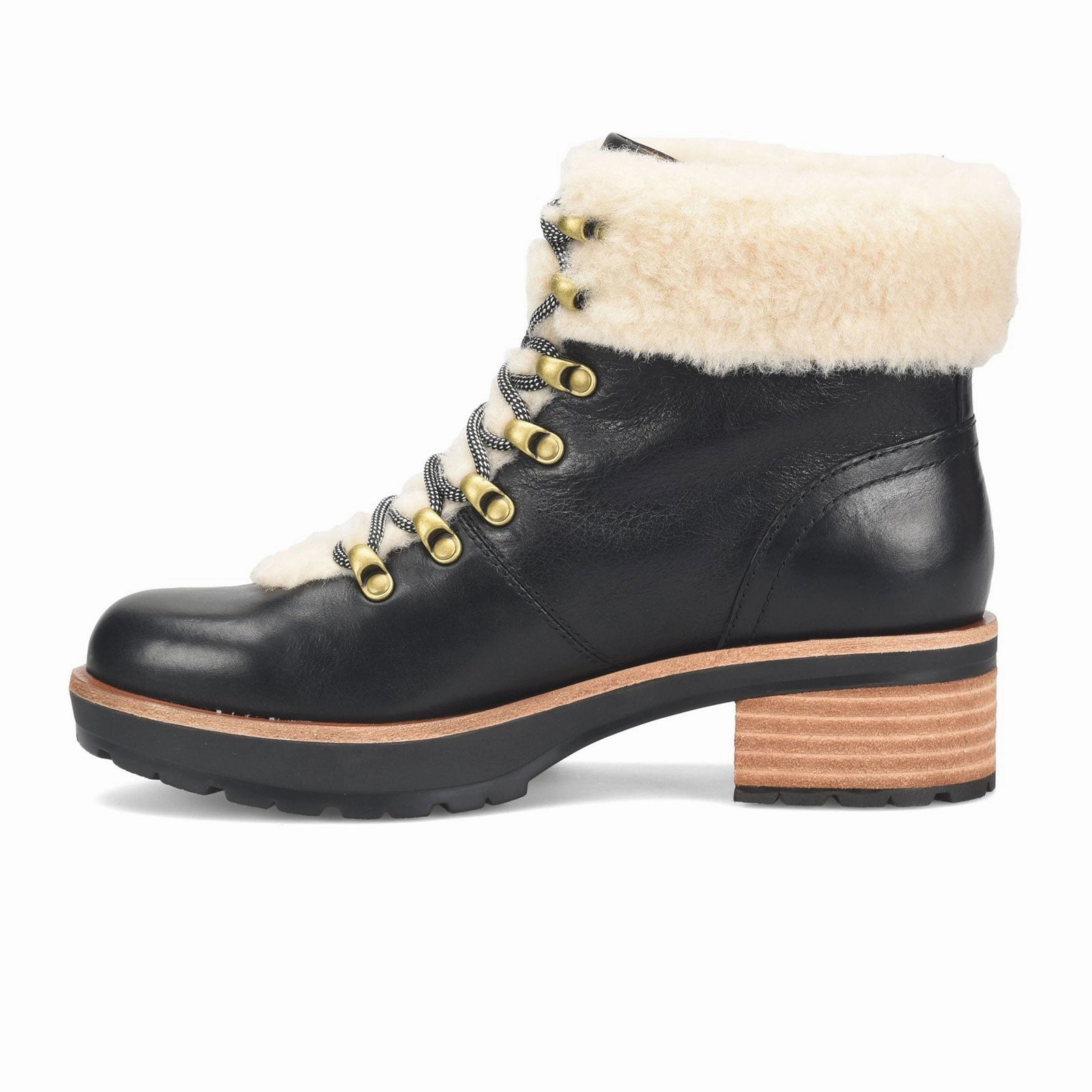 Anti   Blister Kork-Ease Winslet Heeled Mid Boot (Women) - Black