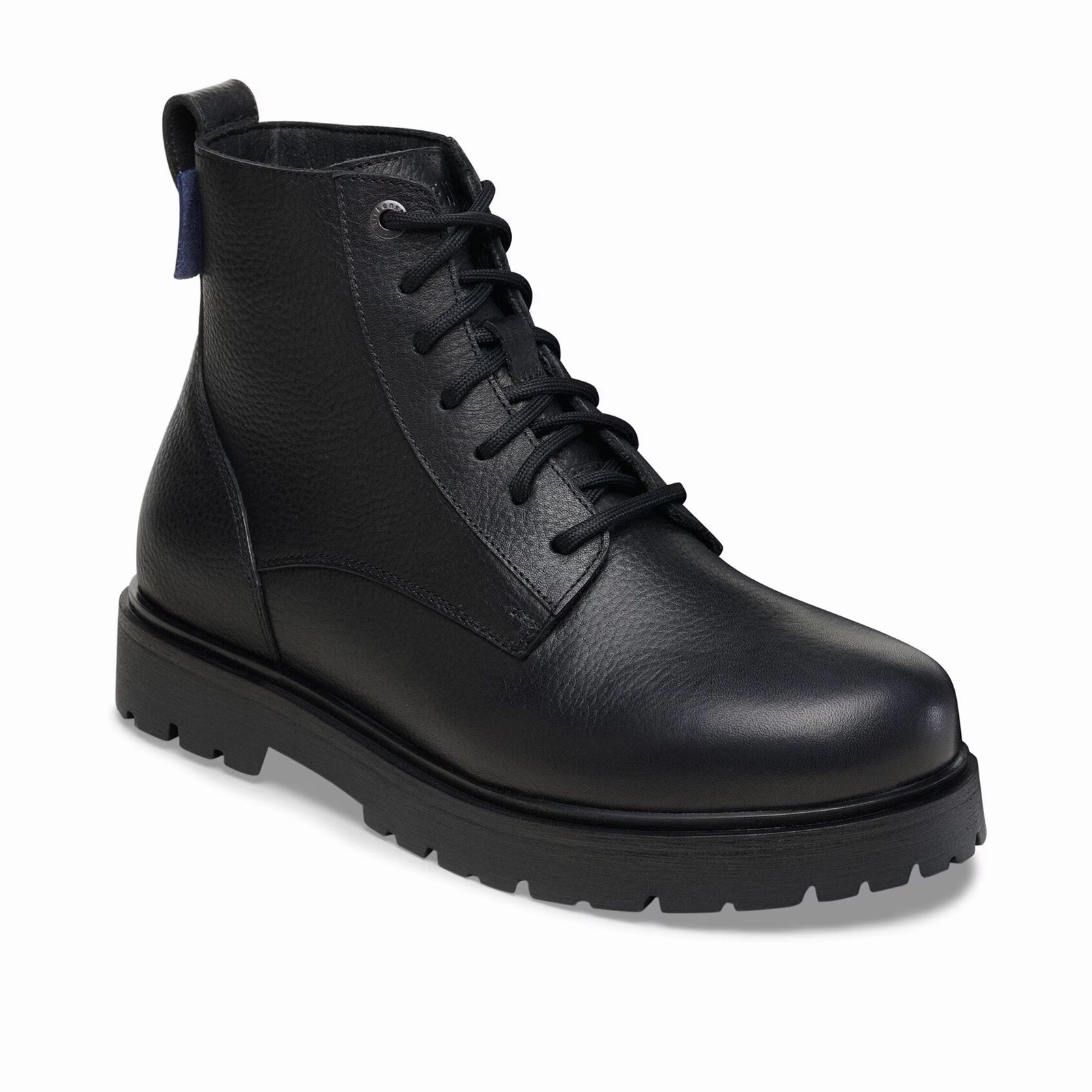 Birkenstock Highwood Lace Waterproof Mid Boot (Men) - Black Leather easy to remove Tough Fit