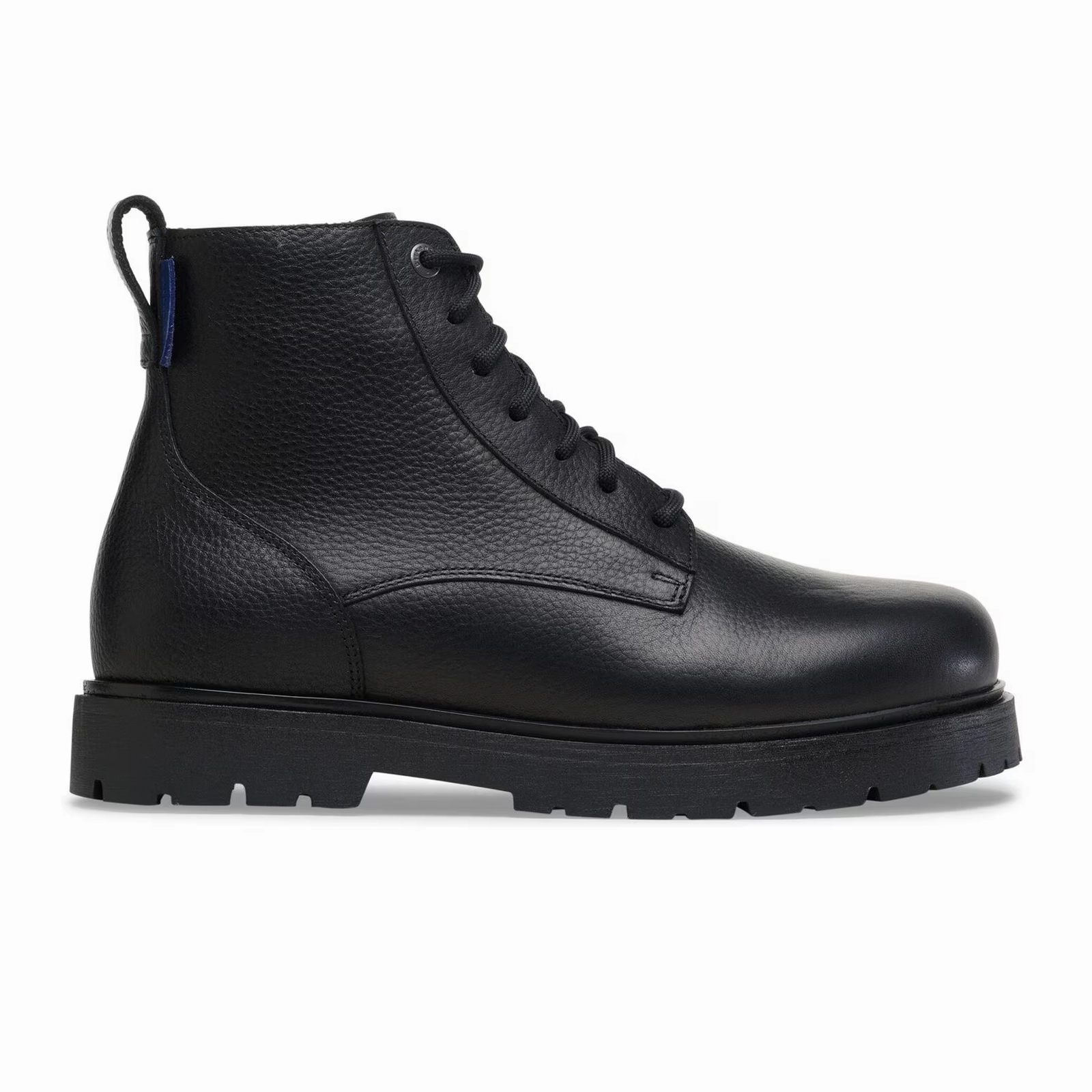 Birkenstock Highwood Lace Waterproof Mid Boot (Men) - Black Leather Tear Resistant Upper