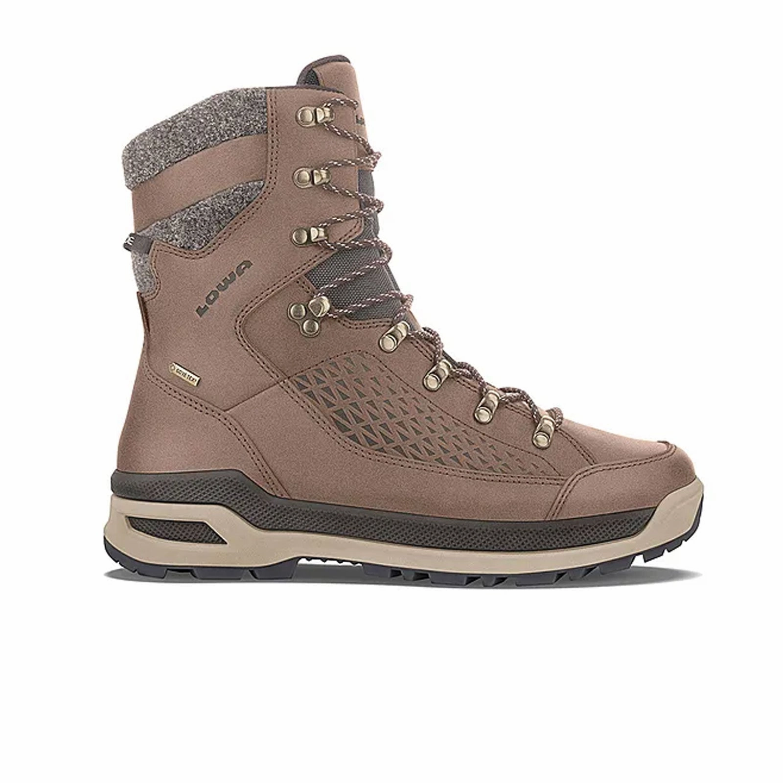 Elevated Comfort Functional And Fashionable Lowa Renegade EVO Ice GTX Winter High Hiking Boot (Men) - Brown