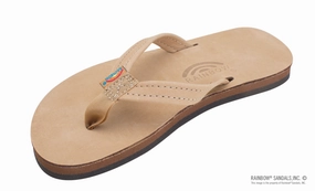 Kids Premier Leather 1/2" Narrow Strap in Sierra Brown shock - absorbing Sturdy Lacing System