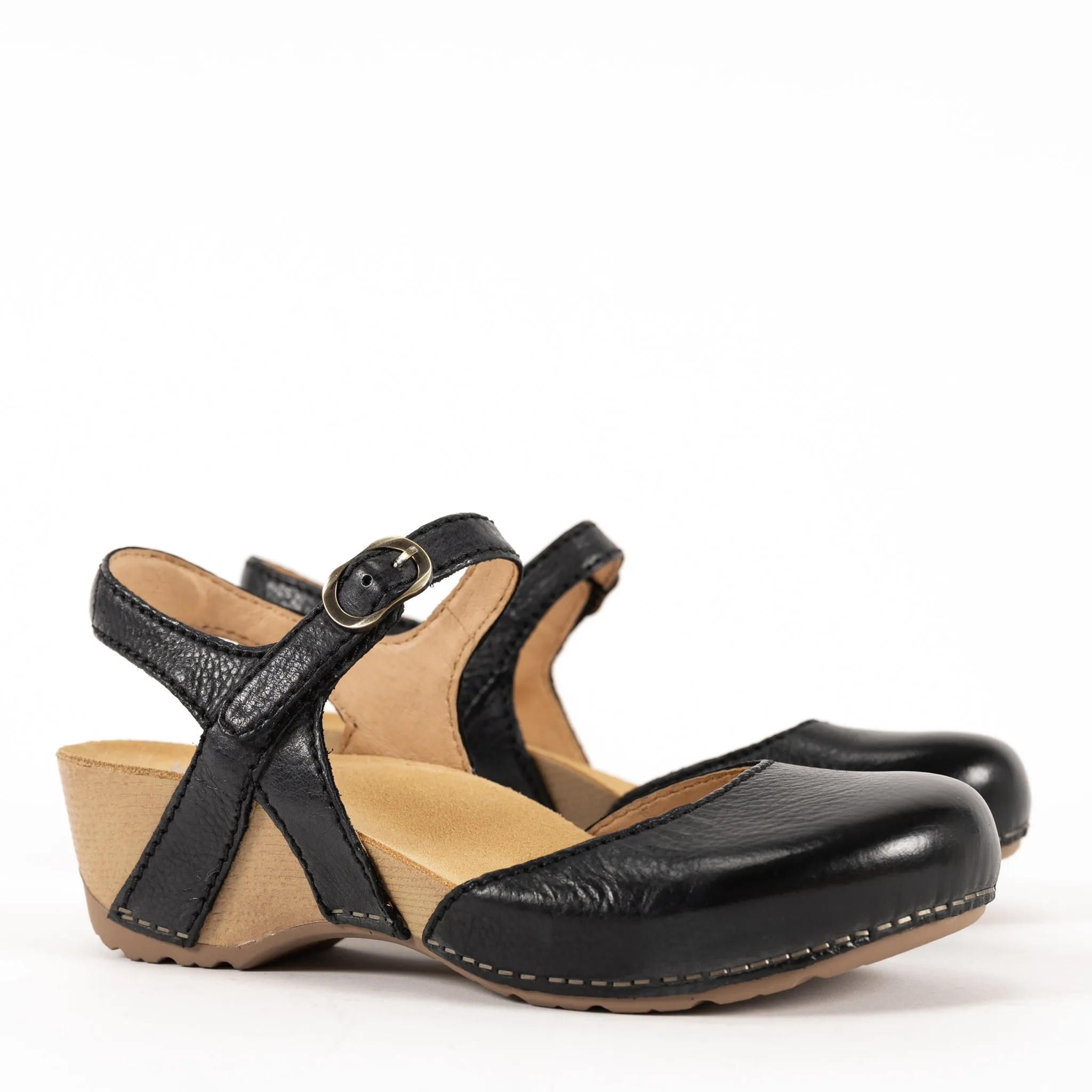 squash Supportive grip TIFFANI - BLACK - LEATHER