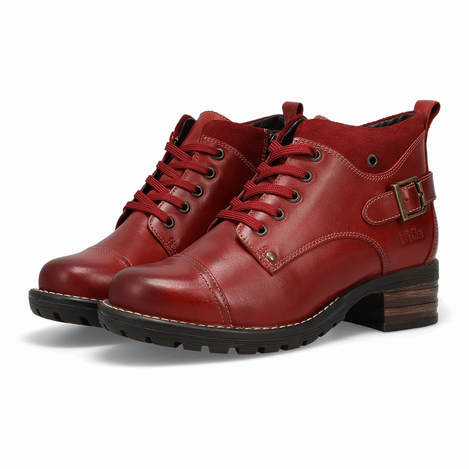 Rugged Built Daily Walks Waterproof Active Nomad Taos Mini Crave Ankle Boot (Women) - Red