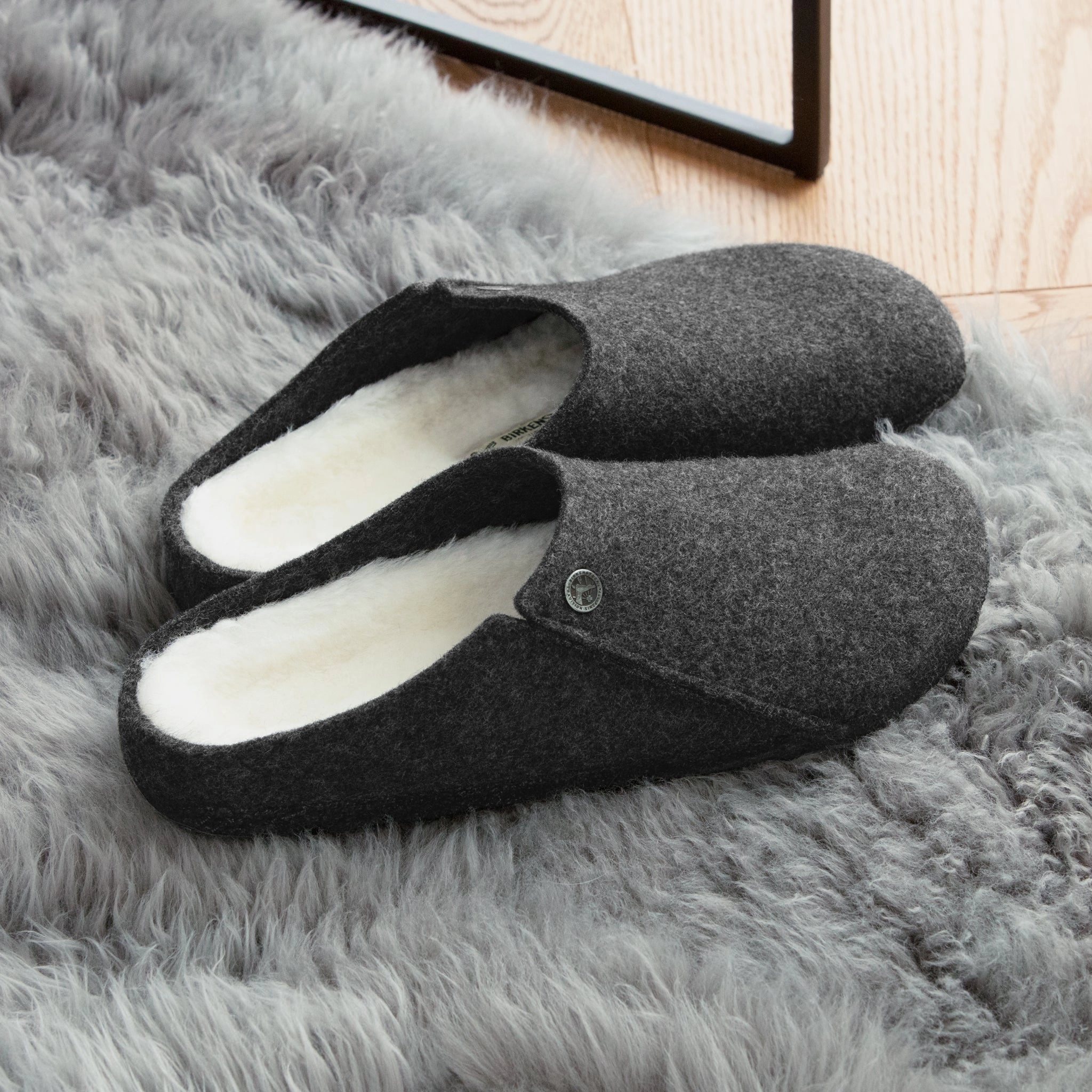 ZERMATT - ANTHRACITE - WOOL Cushioned Comfort