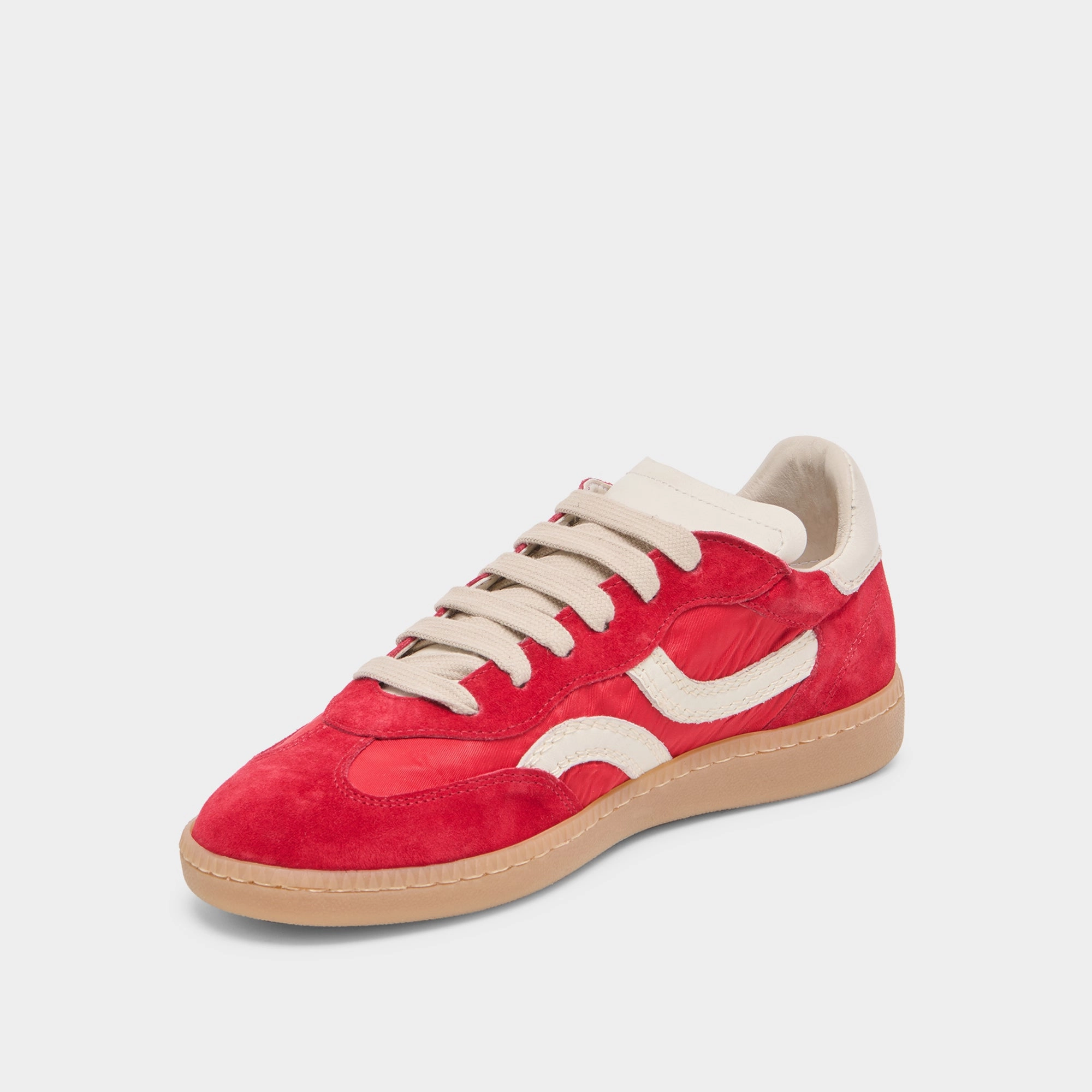 REBEL SNEAKERS CRIMSON NYLON flexible shoes