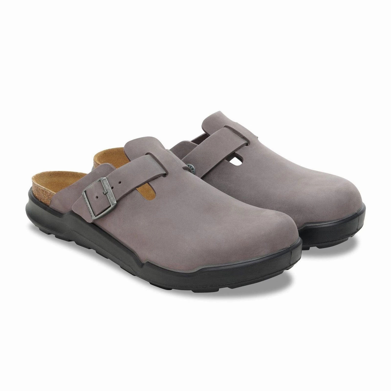 Chic Comfortable Birkenstock Boston Crosstown Clog (Men) - Iron Oiled Leather