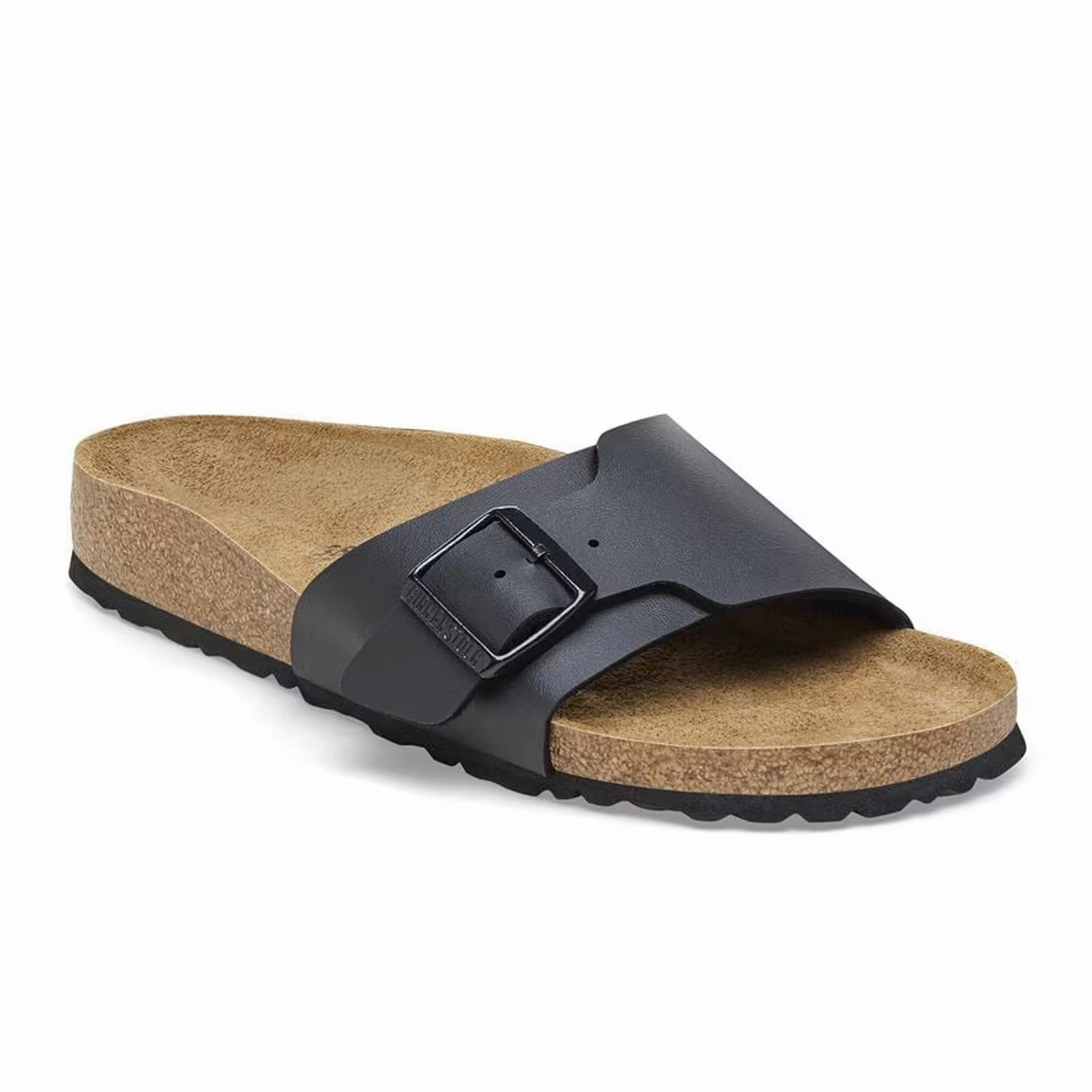 Birkenstock Catalina Narrow Slide Sandal (Women) - Black Birko-Flor Sunday Best