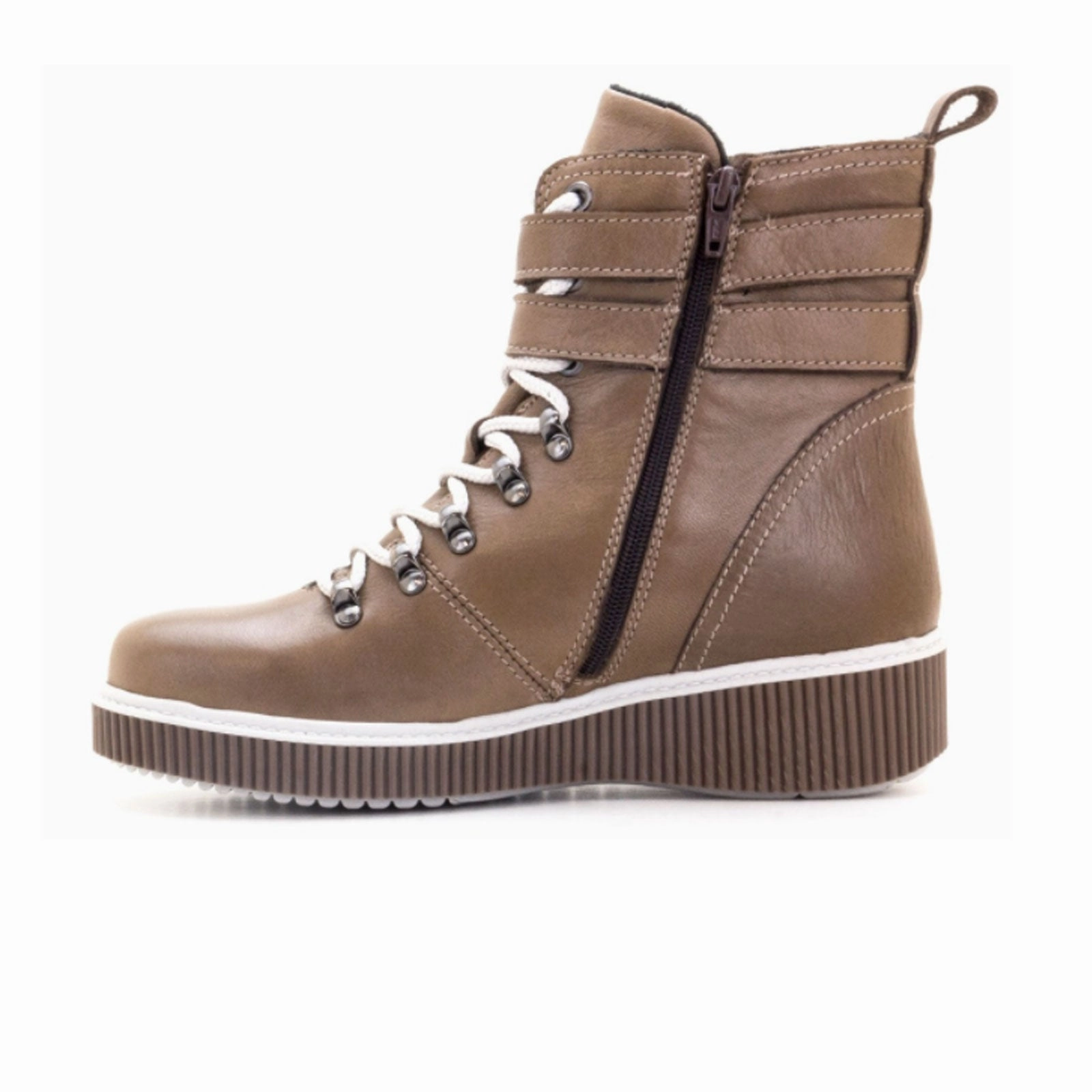 Lightweight Comfort Seamless Comfort Work Commute Dromedaris Jessie Ankle Boot (Women) - Taupe