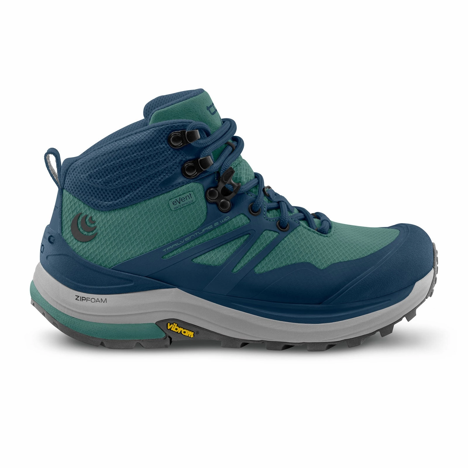 Cushioned Step All Day Wear Mountain Path Topo Trailventure 2 Waterproof Hiking Boot (Women) - Ocean/Blue