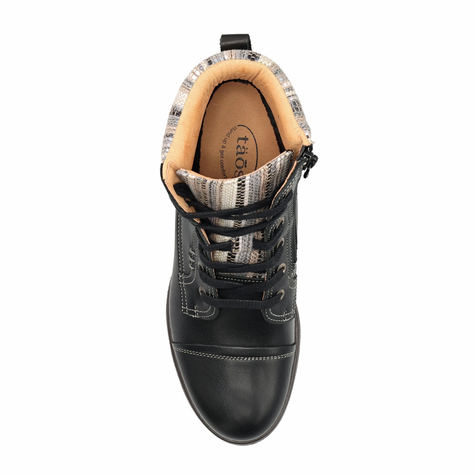 Taos Captain Ankle Boot (Women) - Black Easy Layer Field Work