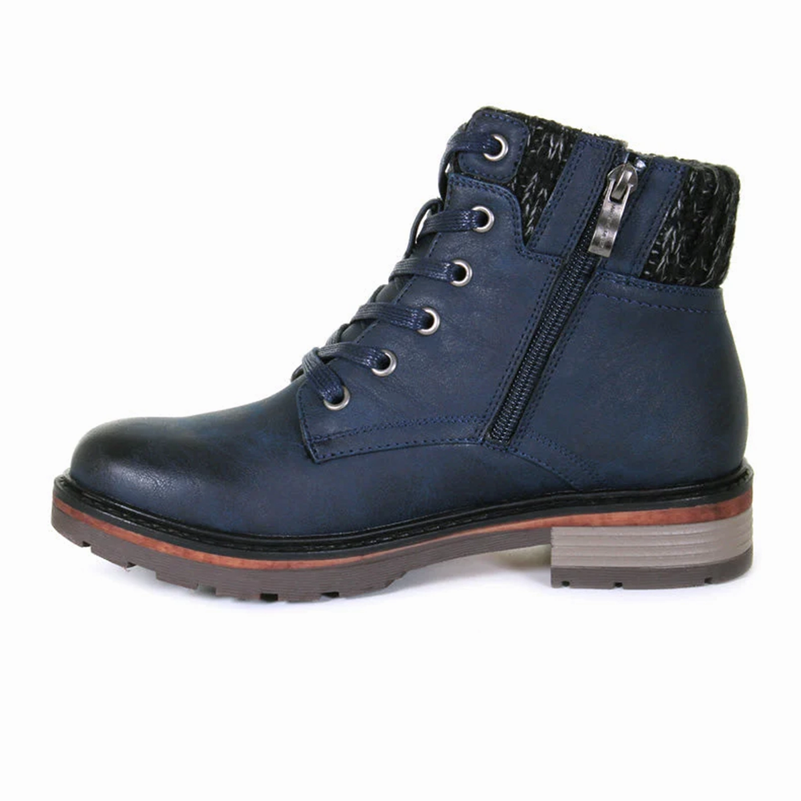 Wanderlust Amy Ankle Boot (Women) - Navy Anti Odor Comfort Lining Hiking Trails