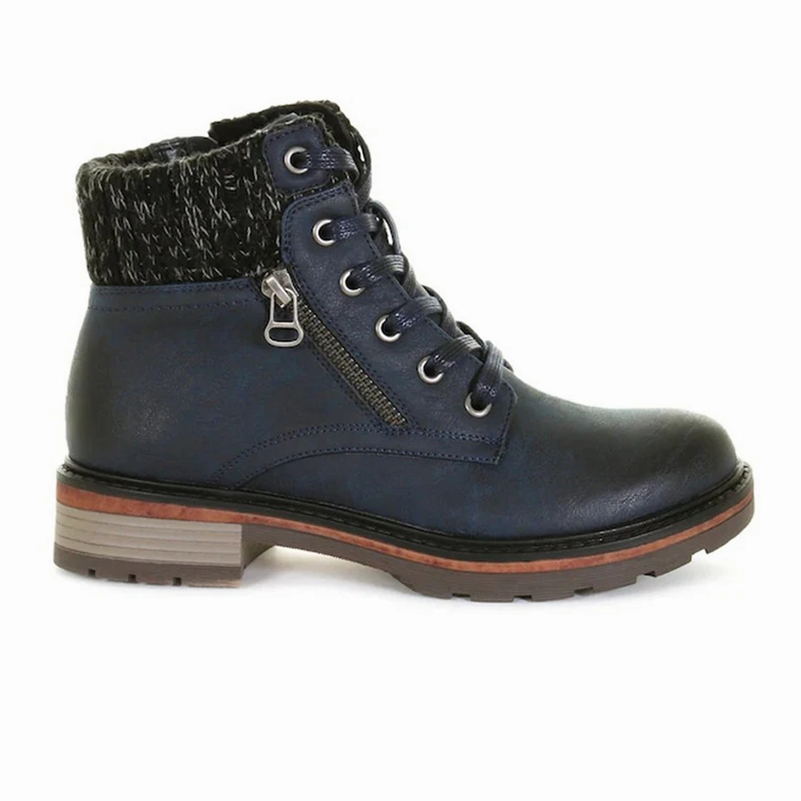 Wanderlust Amy Ankle Boot (Women) - Navy Thermal Insulation Thermal Core Stylish Explorer