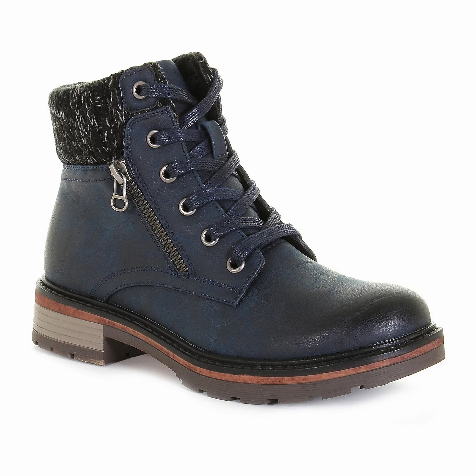Rugged Built Morning Walk Wanderlust Amy Ankle Boot (Women) - Navy