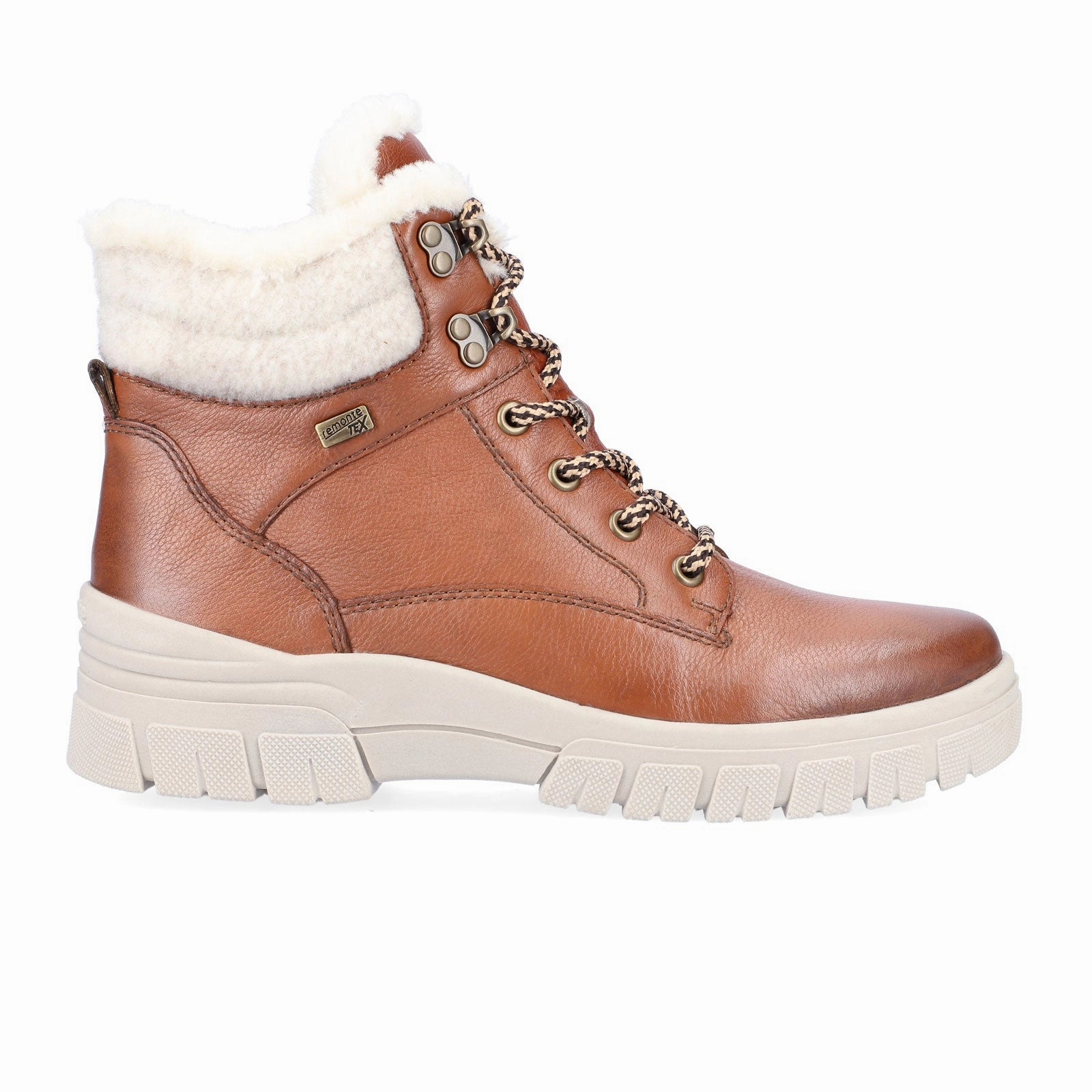 Remonte Evi D0E71-24 Mid Winter Boot (Women) - Amaretto/Sand/Amaretto Snow protection Eco Material Rough Trail Hiker