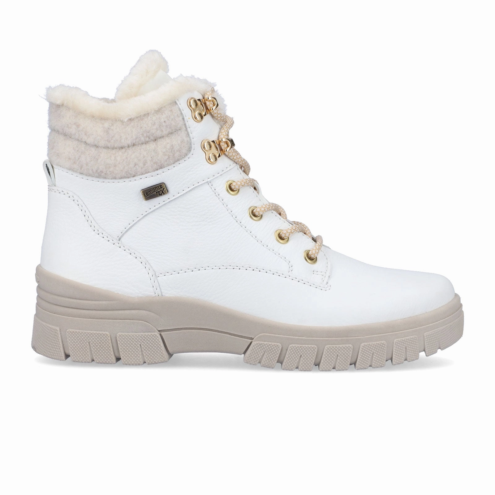 Remonte Evi D0E71-80 Mid Winter Boot (Women) - Weiss/Sand/Off White/Bianco Shock   Absorbing
