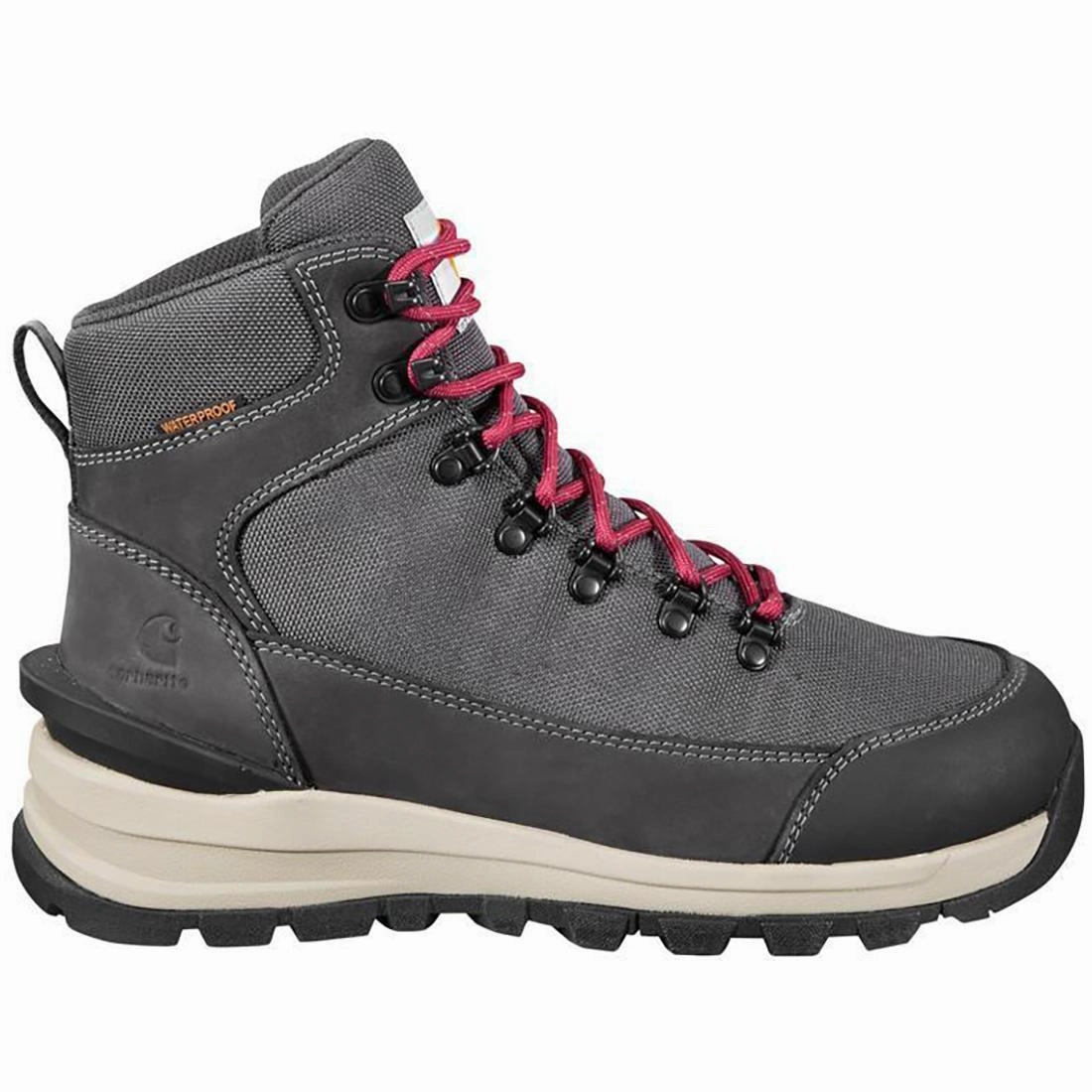 scale skaters 6" Women's Gilmore Waterproof Soft Toe Boot Dark Grey