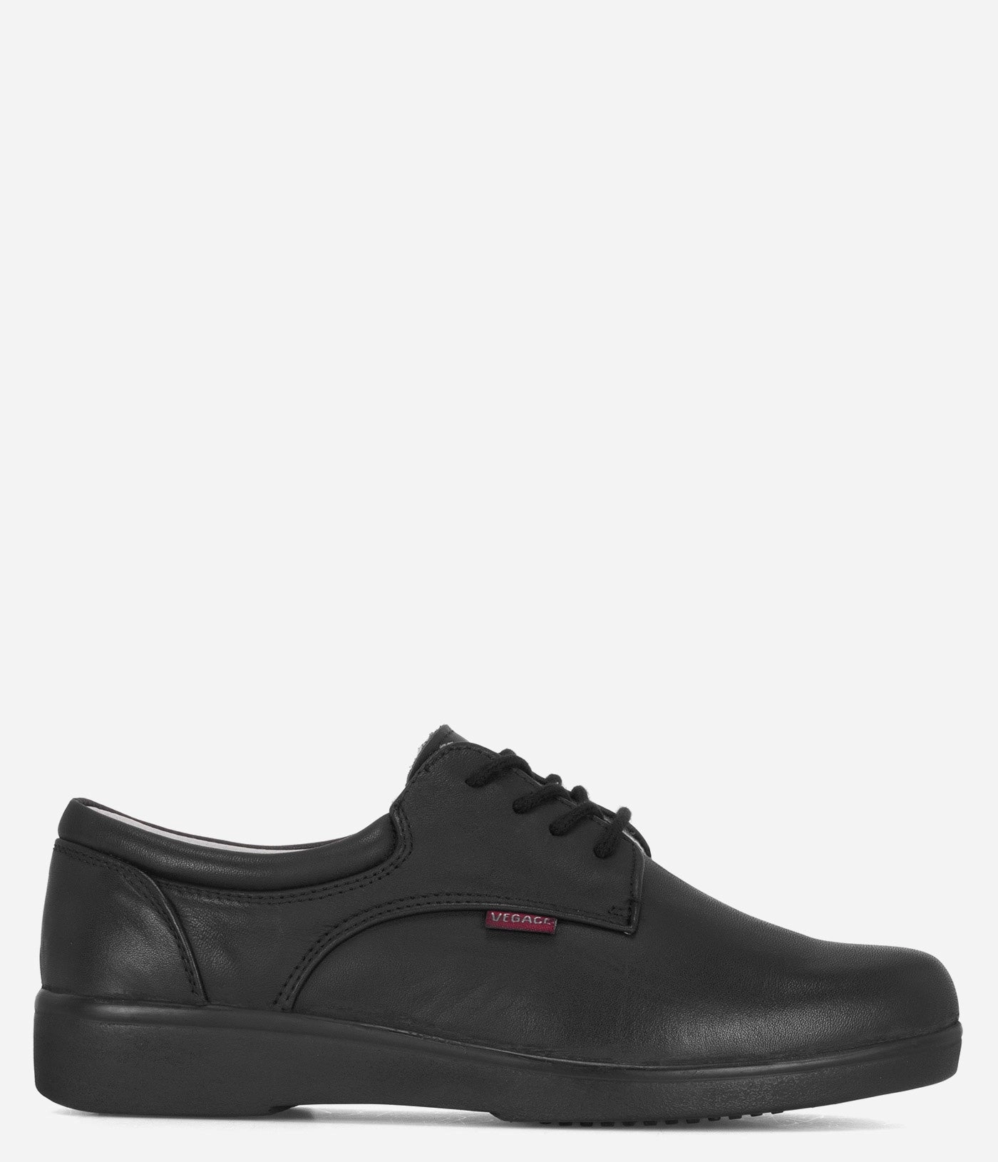 Vegace Slip Resistant Leather Work Shoe - Women Appropriate